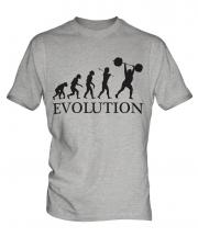 Weightlifter Evolution Mens T-Shirt