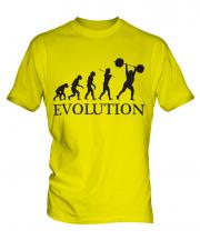 Weightlifter Evolution Mens T-Shirt
