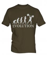 Weightlifter Evolution Mens T-Shirt