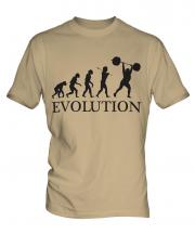 Weightlifter Evolution Mens T-Shirt