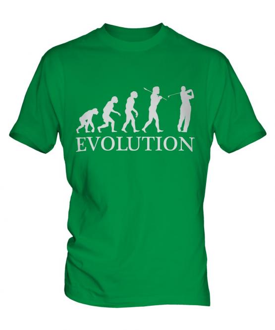 Golfer Evolution Mens T-Shirt