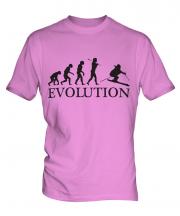 Downhill Skiing Evolution Mens T-Shirt