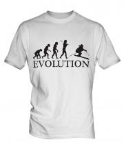 Downhill Skiing Evolution Mens T-Shirt