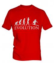 Downhill Skiing Evolution Mens T-Shirt