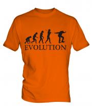 Skateboarder Evolution Mens T-Shirt