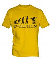 Skateboarder Evolution Mens T-Shirt
