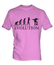 Skateboarder Evolution Mens T-Shirt