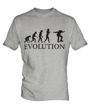 Skateboarder Evolution Mens T-Shirt