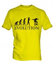 Skateboarder Evolution Mens T-Shirt