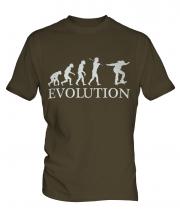 Skateboarder Evolution Mens T-Shirt