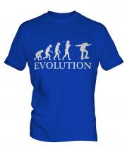 Skateboarder Evolution Mens T-Shirt