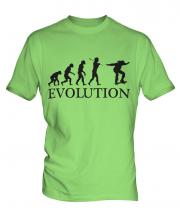 Skateboarder Evolution Mens T-Shirt