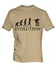Skateboarder Evolution Mens T-Shirt