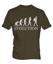 Backpacker Evolution Mens T-Shirt