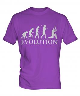 Cricketer Evolution Mens T-Shirt