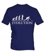 Ten Pin Bowling Evolution Mens T-Shirt