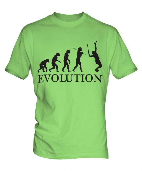 Tennis Player Evolution Mens T-Shirt