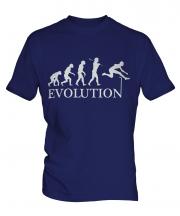 Hurdler Evolution Mens T-Shirt