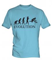 Hurdler Evolution Mens T-Shirt