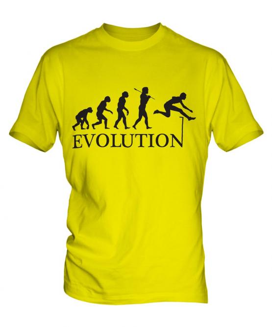 Hurdler Evolution Mens T-Shirt