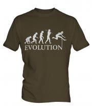 Hurdler Evolution Mens T-Shirt
