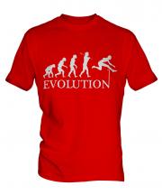 Hurdler Evolution Mens T-Shirt