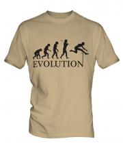 Hurdler Evolution Mens T-Shirt