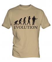 Guitarist Evolution Mens T-Shirt