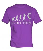 Rock Climbing Evolution Mens T-Shirt