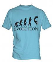 Rock Climbing Evolution Mens T-Shirt