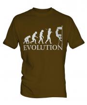 Rock Climbing Evolution Mens T-Shirt