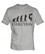 Rock Climbing Evolution Mens T-Shirt