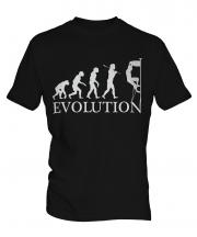 Rock Climbing Evolution Mens T-Shirt