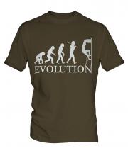 Rock Climbing Evolution Mens T-Shirt
