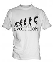Rock Climbing Evolution Mens T-Shirt