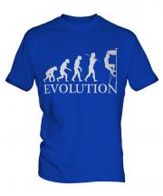 Rock Climbing Evolution Mens T-Shirt