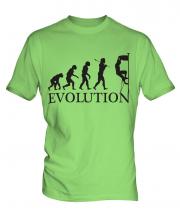Rock Climbing Evolution Mens T-Shirt