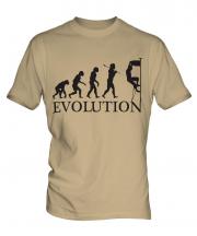 Rock Climbing Evolution Mens T-Shirt