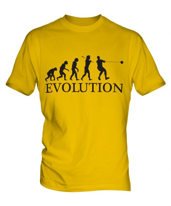 Hammer Throw Evolution Mens T-Shirt