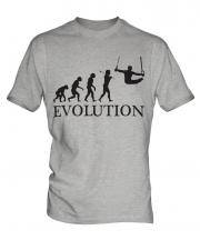 Gymnastics Rings Evolution Mens T-Shirt