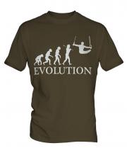 Gymnastics Rings Evolution Mens T-Shirt