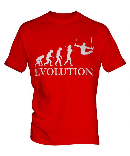 Gymnastics Rings Evolution Mens T-Shirt