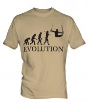 Gymnastics Rings Evolution Mens T-Shirt