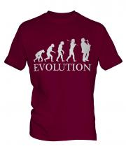 Saxophone Player Evolution Mens T-Shirt