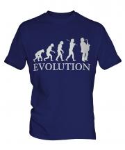 Saxophone Player Evolution Mens T-Shirt