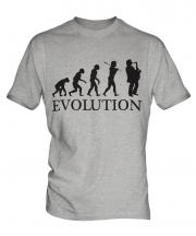 Saxophone Player Evolution Mens T-Shirt