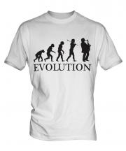 Saxophone Player Evolution Mens T-Shirt