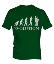 Saxophone Player Evolution Mens T-Shirt