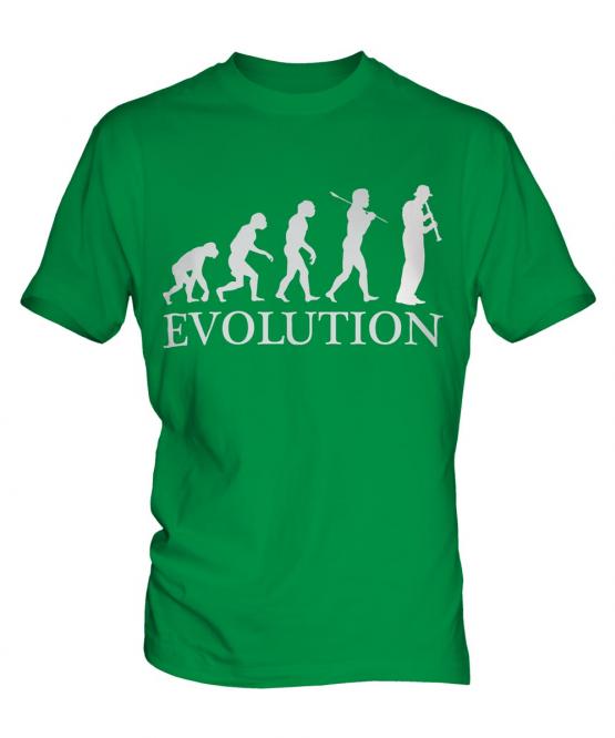 Clarinet Player Evolution Mens T-Shirt