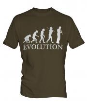 Clarinet Player Evolution Mens T-Shirt